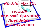 Buchtip Mai 10:

Oswald 
von Nell-Breuning:
Anekdoten-
Erinnerungen